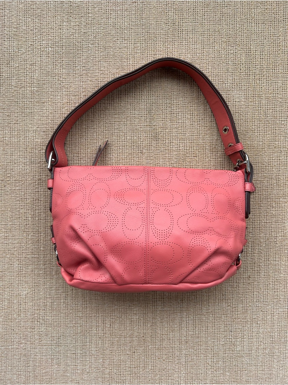 Vintage Coach Coral Shoulder Bag